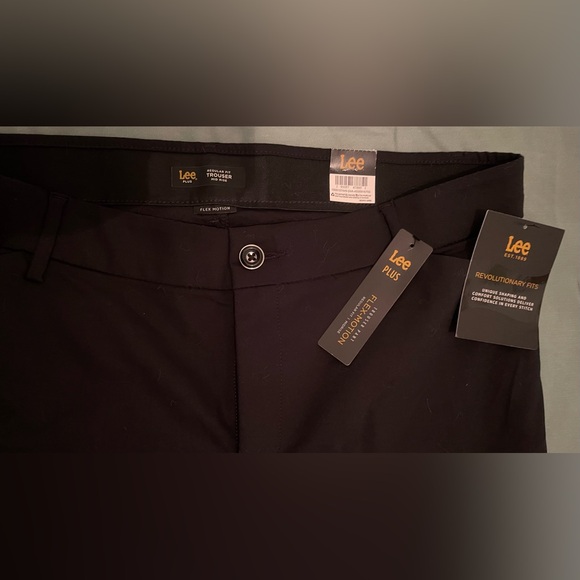 Lee Plus Size Black Trousers - BRAND NEW - Picture 2 of 8